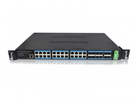 網管工業級  千兆24電12光（4獨立光）-SFP